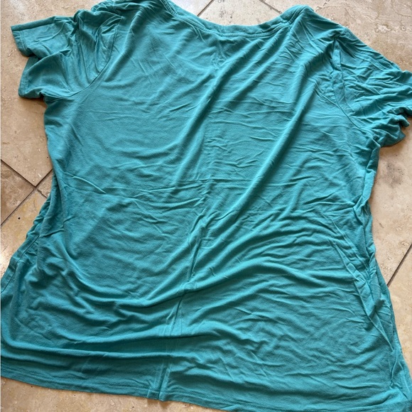 Soma Teal Top with Multicolor Pajama Set - Picture 5 of 7